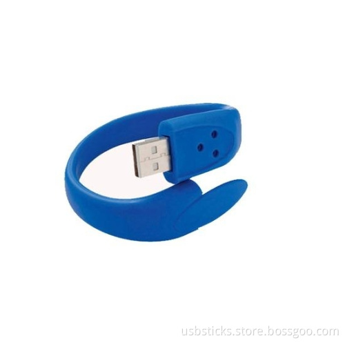 colorful push button wristband usb memory stick